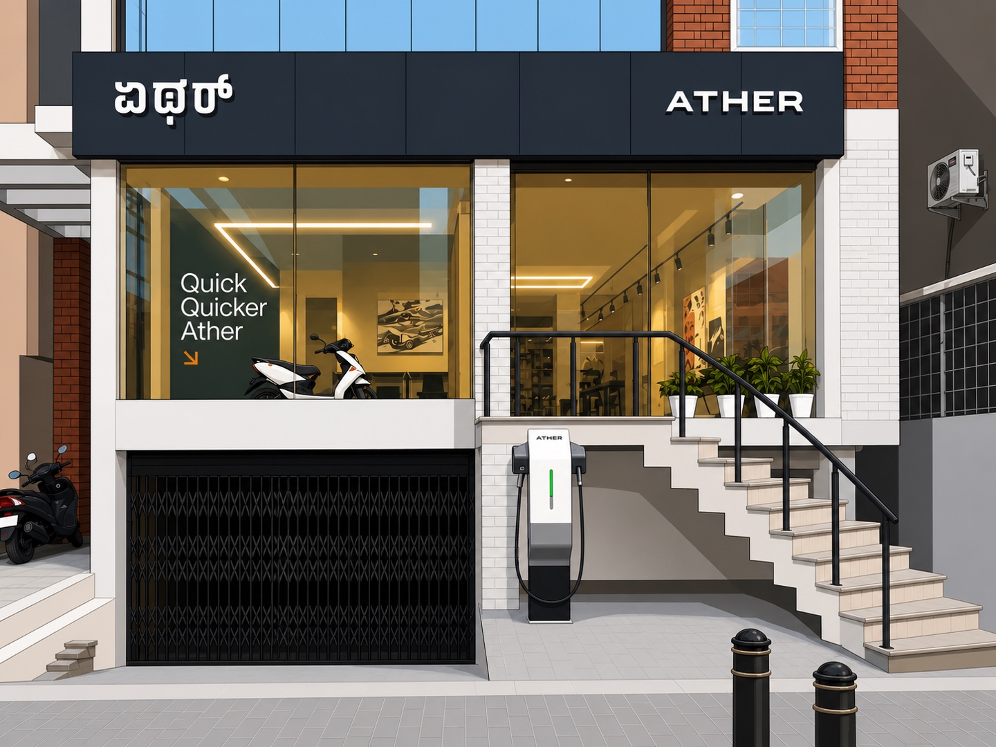Autoelite Koramangala Ather showroom
